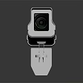 Advanced Projection Monitoring Security Camera With White Housing HD Lens And Mounting Bracket
