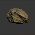 Natural Stone And Wood Decorative Piece With Textured Surface And Rustic Charm