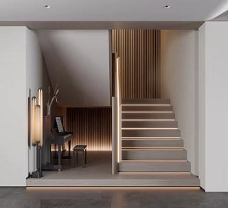 Modern Stairs 3d model