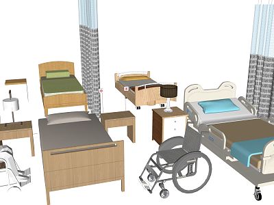 Medical Bed Modern Medical Equipment model