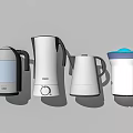 Modern Stainless Steel Daily Electrical Appliances Including Kettle Thermos Blender And Coffee Maker