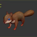 Squirrel Cartoon Squirrel Animation Squirrel Animation Squirrel Cartoon Characters Cartoon Animals Cartoon Small Animals 3d model