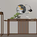 New Chinese-style Duanjing Strip Case 3d model