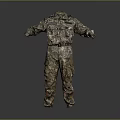 Camouflage Military Style Long Sleeve Tactical Jumpsuit Apparel With Pockets
