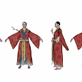 Modern Black Myth Kang Jin Xing Jun Kang Jin Xing Jun Virtual Character Black Myth Wukong Character Animation Game Virtual Character Kang Jin Xing Jun 3d model