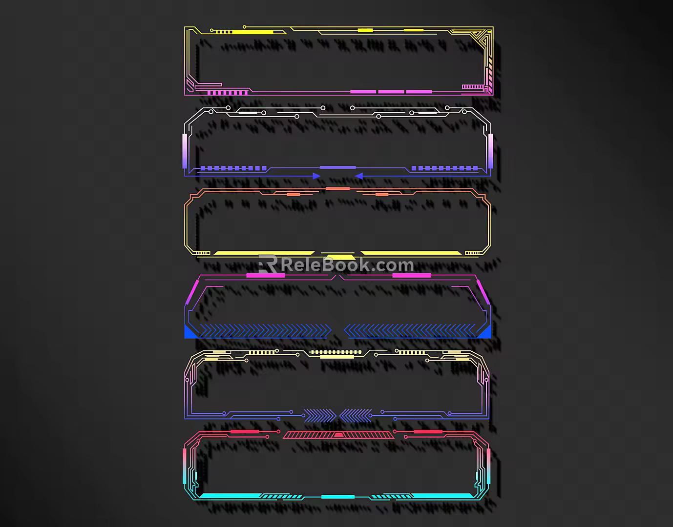 Modern line science and technology line modeling culture wall 3d model