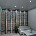 PYLONTECH Exhibition Booth With Energy Storage Product Display Cabinets Reception Desk And Screen
