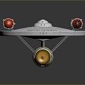 Modern Spaceship Spacecraft Spacecraft 3d model