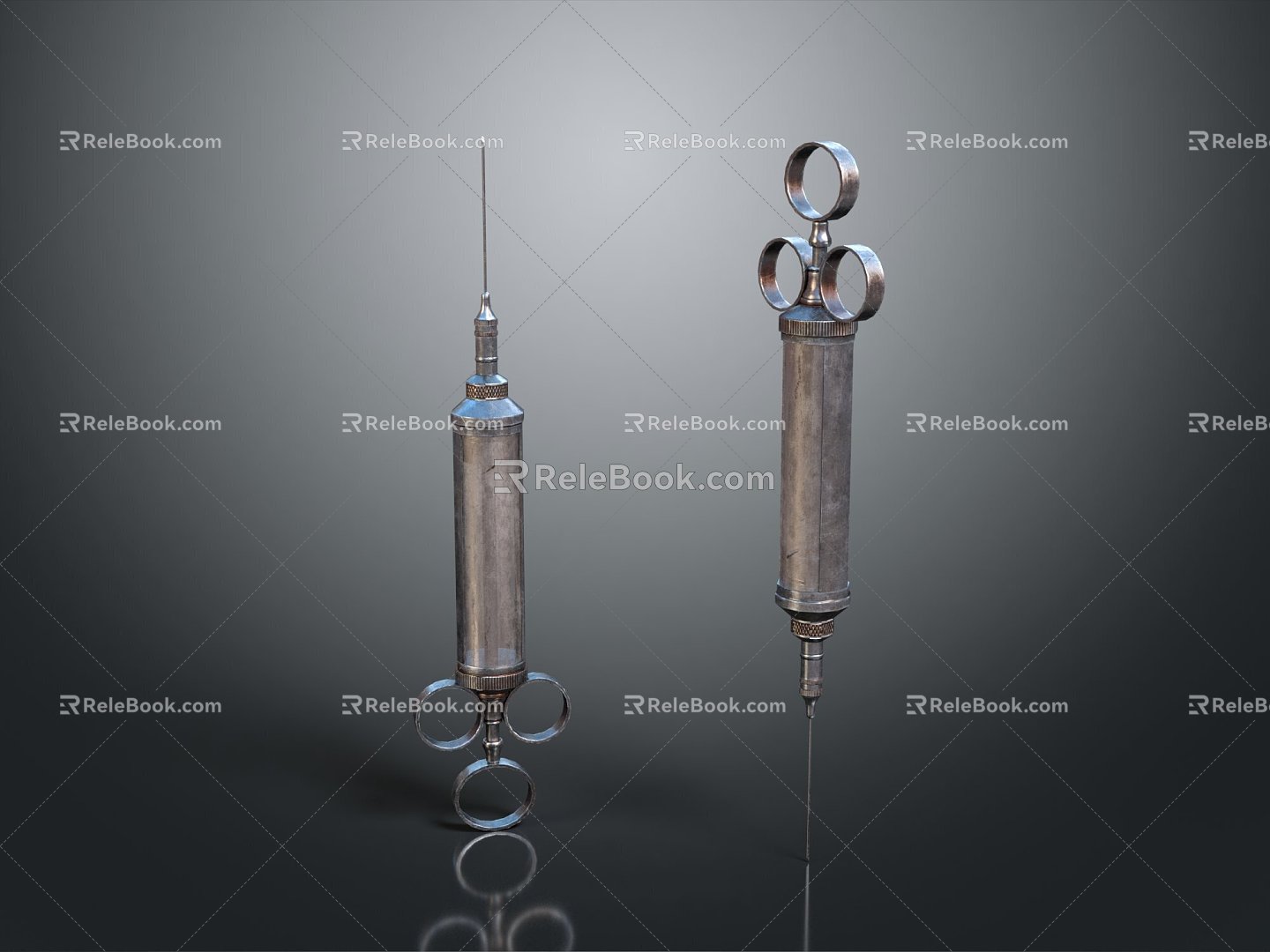 Industrial LOFT Syringe Needle Injection 3d model