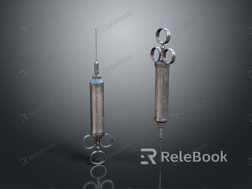 Industrial LOFT Syringe Needle Injection model