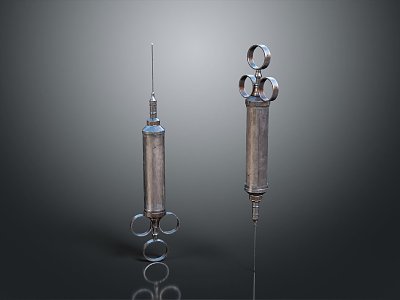 Industrial LOFT Syringe Needle Injection model