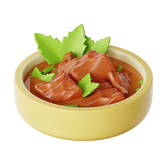 Modern Malatang Food Cartoon Food 3d model