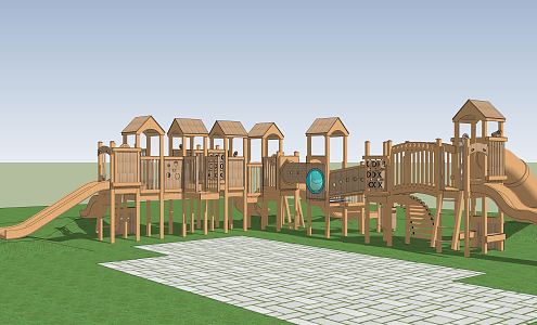 Modern slide children'slide 3d model