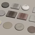 Various Colored Round And Square Cushions With Soft Textures For Home Decor