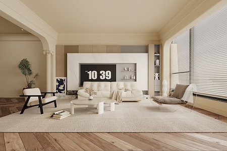 The Silent Living Room 3d model