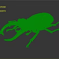 Golden Beetle Shaped Decorative Ornament With Intricate Details And Shiny Finish