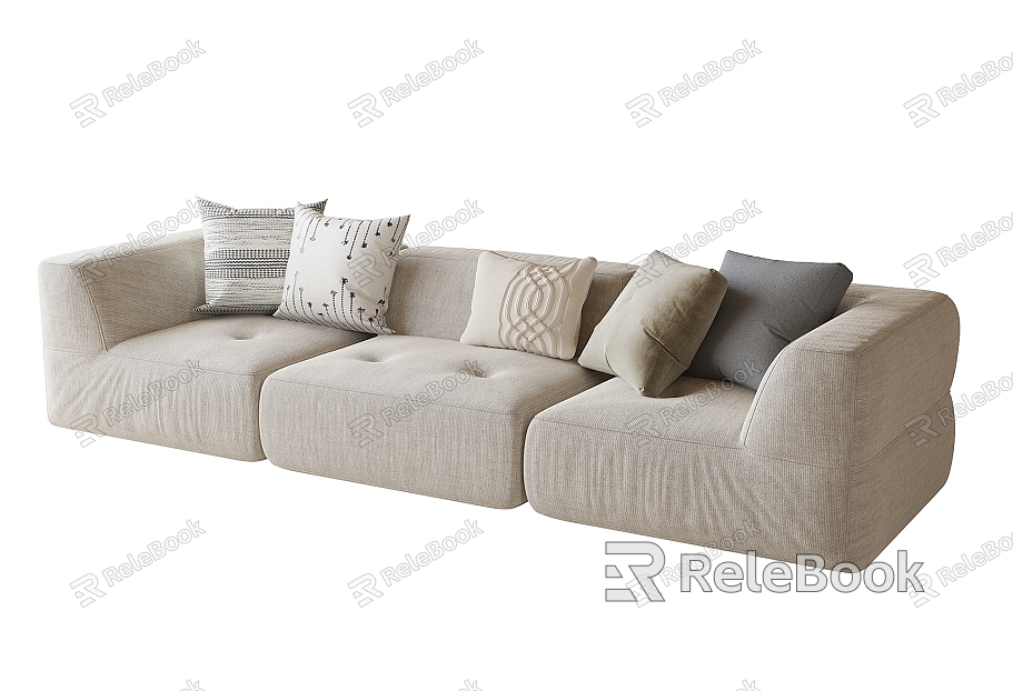 Modern Multiplayer Sofa Sofa model