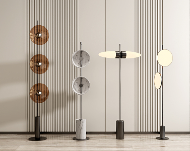 Modern floor lamp 3d model