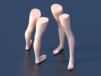 Manicure of Human Foot Model 3d model