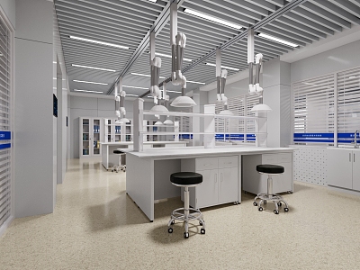 Modern Laboratory School Laboratory 3d model