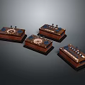 Computer Hardware Controllers With Knobs Buttons And Multiple Units Displayed Together
