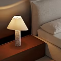 Modern Bedroom Interior Design With Upholstered Headboard Double Bed Table Lamps Spherical Pendant Light Curtains