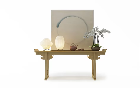 End View Desk 3d model