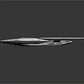 Futuristic Sci Fi Spaceship With Sleek Design And Glowing Colorful Thrusters