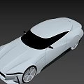 Sleek Black Sports Car With Futuristic Design And Large Alloy Wheels