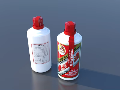 Maotai Liquor Maotai Liquor Bottle Liquor Bottle 3d model