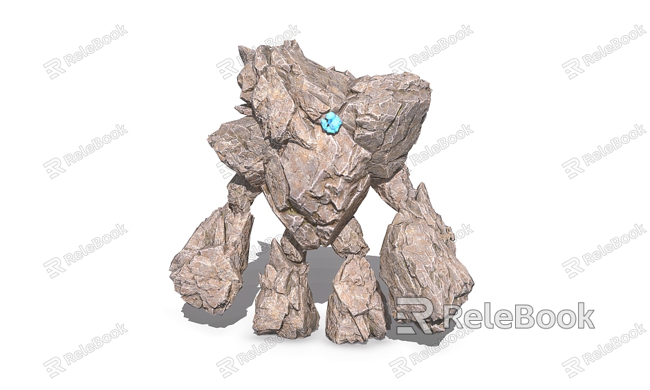 Stone Behemoth Stone Man model