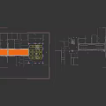 Shopping Mall Lobby With Shiny Floor Ceiling Lights Columns And Shoppers