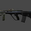 Weapons Sci-Fi Rifle 3d model