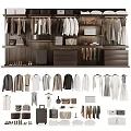 Sleek Modern Wardrobe Interior Design With Hanging Clothes Drawers And Shoe Storage