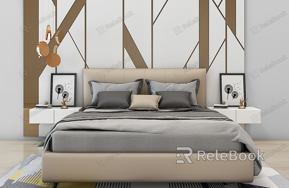 Background double bed model