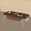 Modern coffee table 3d model