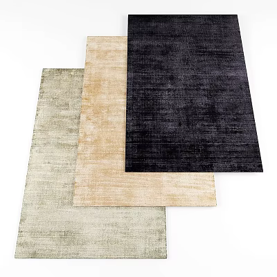 Stylish Square Rugs With Neutral Tones For Modern Home Decor And Living Spaces 3d model