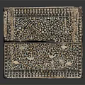 Vintage Ornamental Decor Set With Intricate Carved Design Decorative Storage Box