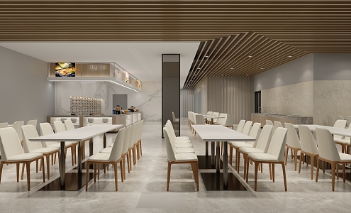 Modern Restaurant 3d model