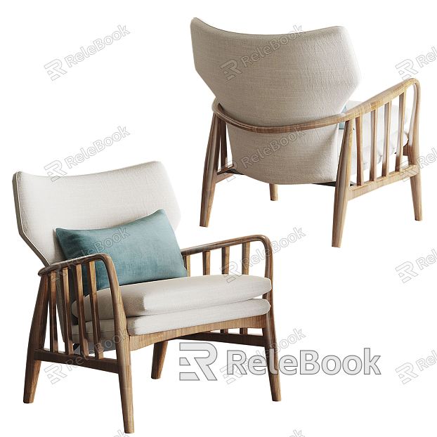 Modern single chair model