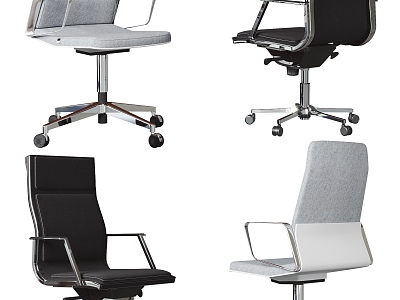 Office chair combination model