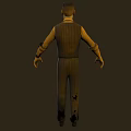 Game Movie Character Male Vintage Style With Mustache Vest Shirt Pants