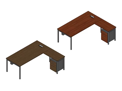 Modern desk 3d model Modern desk 3d model