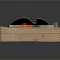 Daily Living Supplies Featuring Colorful Paint Palette Canvas Board And Wooden Storage Box