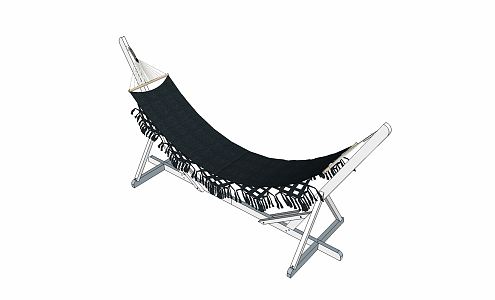 Modern Hammock Chair Leisure Chair 3d model