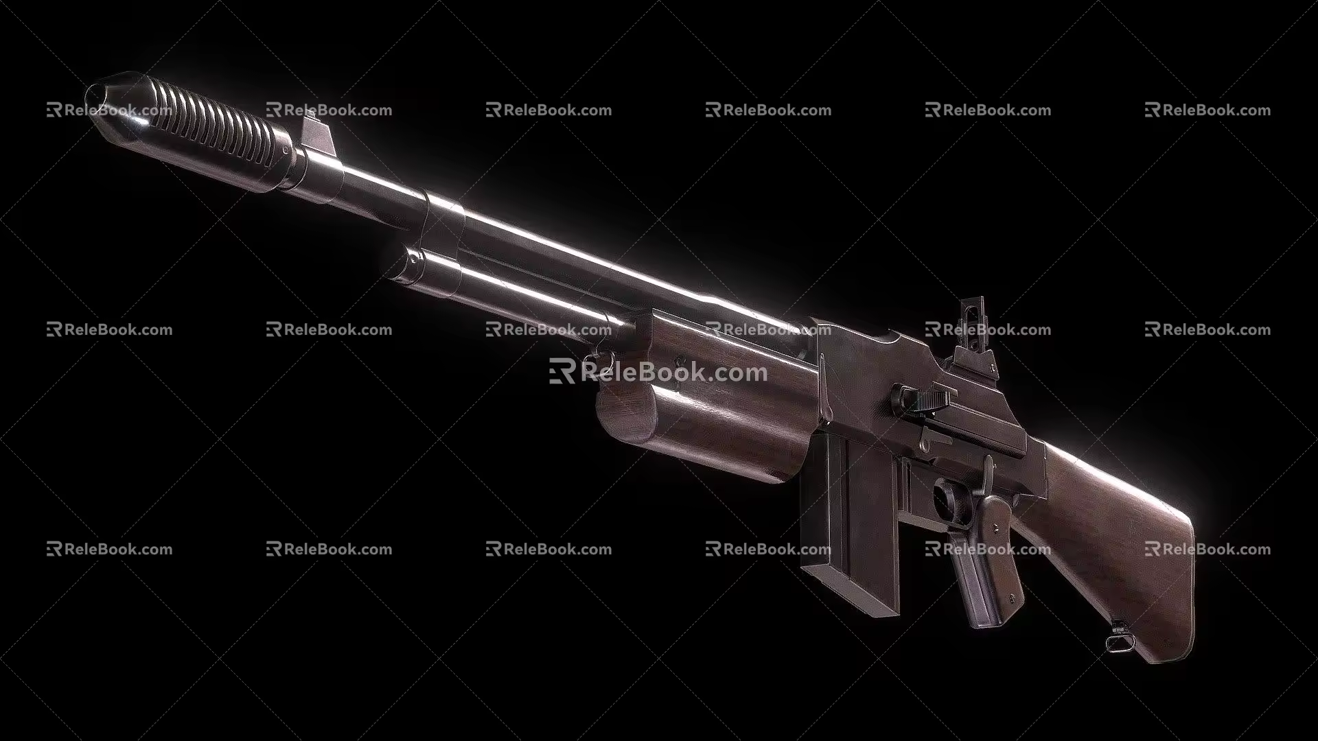 R80 Rifle 3d model