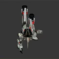 Modern Robot Mech Warrior Mech Soldier Machine Battlearm Mechanical Battlearm 3d model