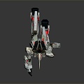 Modern Robot Mech Warrior Mech Soldier Machine Battlearm Mechanical Battlearm 3d model