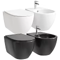 Modern White and Black Toilet Designs with Sleek Contemporary Styles and Clean Lines