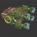 Modern Engine Space Engine Spaceship Engine Spaceship Engine 3d model
